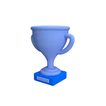 Trophy blue Icon